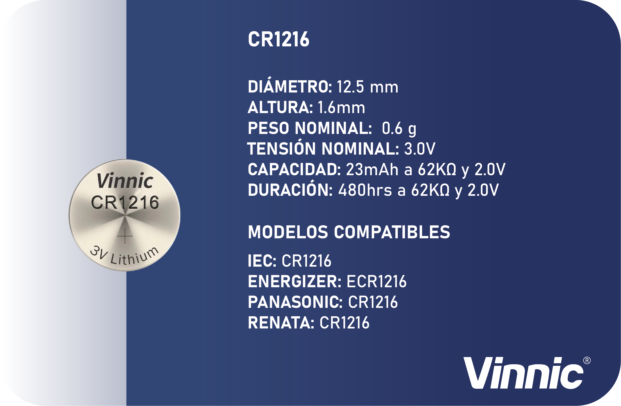 CR1216 3.0V
